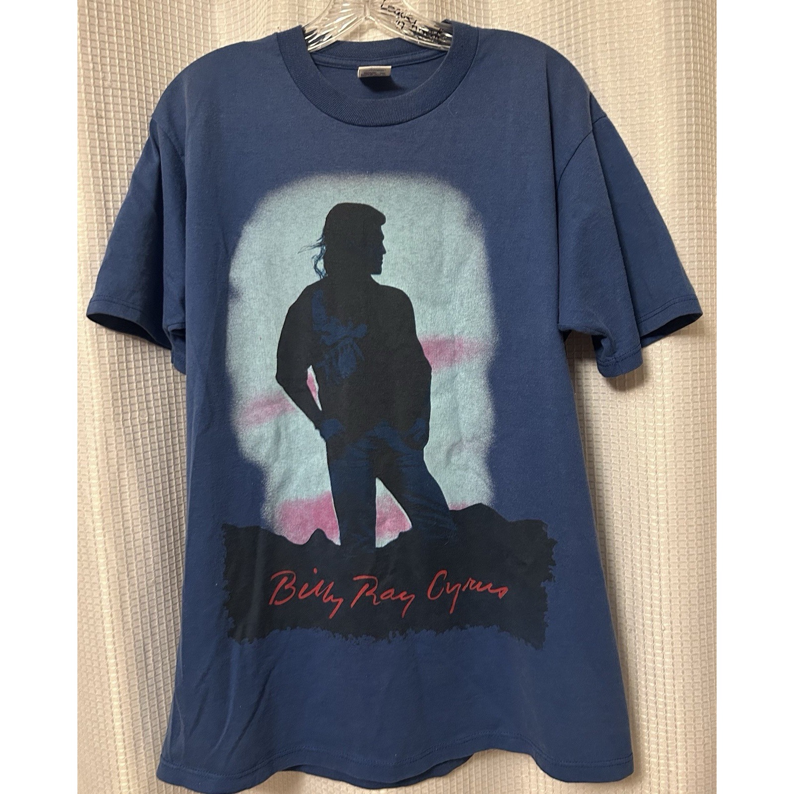 Vintage Billy Ray Cyrus Shirt Mens Large Blue It Wont Be The Last Tour 90s